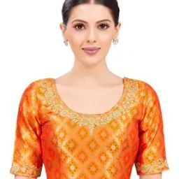 Women Embellished Front Open Blouse-image-64