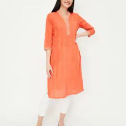 Women Striped Straight Kurta-image-47
