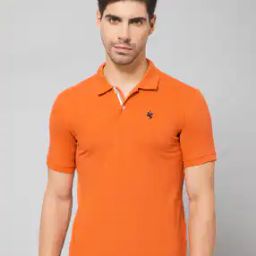 Regular Fit Polo T-Shirt with Short Sleeves-image-95