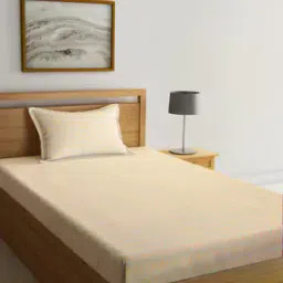 300 TC Geometric Print Single Bedsheet with Pillow Cover-19