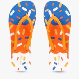 Graphic Print Thong-Strap Flip-Flops-44