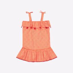 Strappy Drop-Hem Dress with Ruffled Panels-image-23
