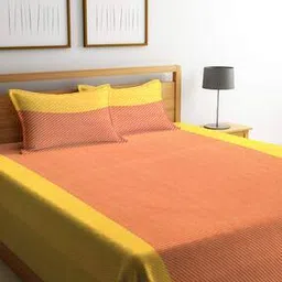 Micro Print  Bed Cover With 2 Pillow Covers-image-56