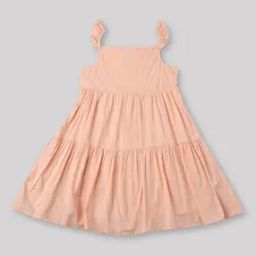 Square-Neck Tiered Dress-image-81