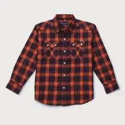 Checked Shirt with Flap Pockets-18