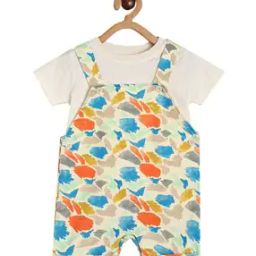 Printed Dungarees with T-Shirt-picture-15