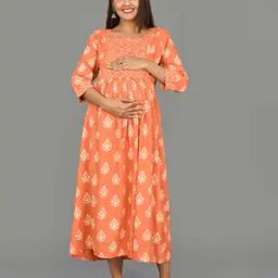 Floral Print Fit & Flare Dress-image-40