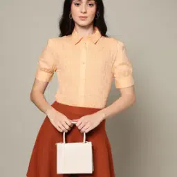 levi's Women Smocked Regular Fit Shirt-picture-12