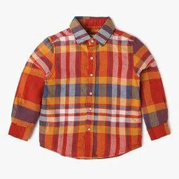 pepe jeans Boys Checked Regular Fit Shirt-picture-9