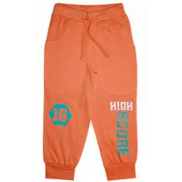 Typographic Print Track Pants with Drawstring Waist-15