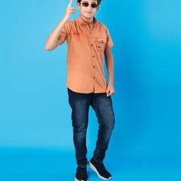 bearsoul Boys Typographic Print Regular Fit Shirt-picture-7