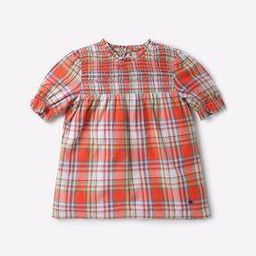 Checked Round-Neck Top-image-1