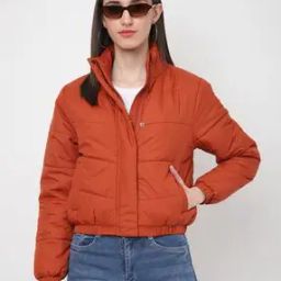 Quilted Zip-Front Jacket-image-19