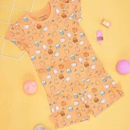 Cotton Graphic Printed T-shirt And Short Sets-picture-27