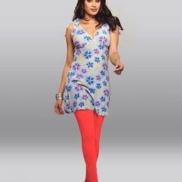 Ankle-Length Leggings with Elasticated Waist-image-47