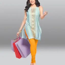 Full-Length Cotton Stretchable Leggings-image-58