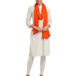 Women Chiffon Dupatta with Pom-Pom-picture-17
