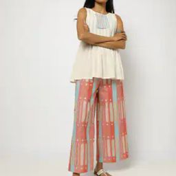 Striped Straight Fit Pants-picture-33