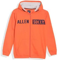 allen solly Boys Typographic Print Regular Fit Sweatshirt with Full Sleeves-picture-25
