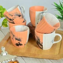 Set of 6 Printed Ceramic Cups-16