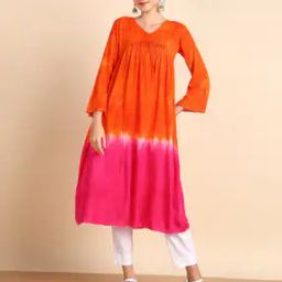 Women Tie & Dye Shift Dress-image-27
