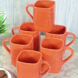 Set of 6 Handcrafted Ceramics Glossy Mugs-28