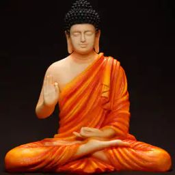 Meditating Buddha Idol Showpiece-31
