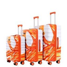 Set of 3 Hard Body Trolley Bag with Number Lock System-4