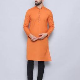Men Regular Fit Long Kurta-image-42