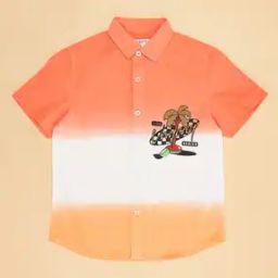 Boys Colour-block Regular Fit Shirt-12