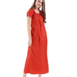 Round-Neck Maternity Nighti-image-87