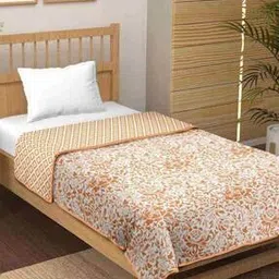300 GSM Floral Print Cotton Reversible Single Dohar-image-46