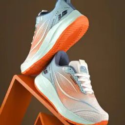 Men Mid-Top Running Sports Shoes with Lace Fastening-39