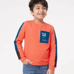 ed-a-mamma Sustainable Typographic Print Crew-Neck Sweatshirt-picture-28