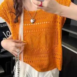 Women Lace & Crochet Regular Fit Korean Top-image-36