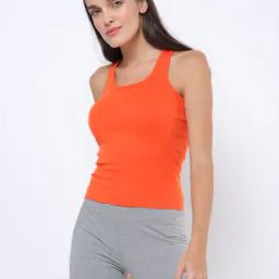 Ribbed Racerback Tank Top-image-94
