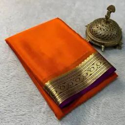 Women Semi Mysore Silk Saree with Rich Zari Border  -picture-13