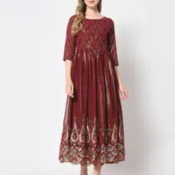 estela Embellished Gown Dress with Sequin Accent-picture-14