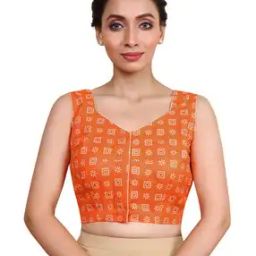 Women Printed Front Open Blouse-picture-53