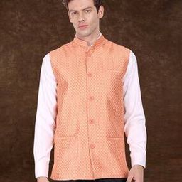 Men Stylised Fit Button-Down Nehru jacket-picture-47