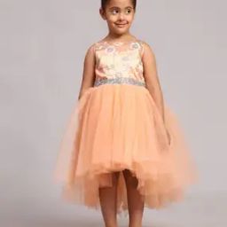Girls Embellished Fit & Flare Dress-image-29