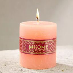  Gardenia Fragrance Small Wax Pillar Candle-12
