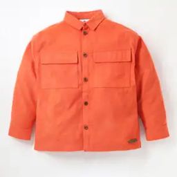 Loose Fit Shirt with Flap Pockets-42