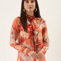 Floral Print Shirt with Ruffles-image-53