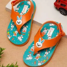 Boys Printed T-Strap Slip-On Flip-Flops-image-45