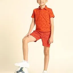 u.s. polo assn. Boys Mid Rise Applique Bermudas-picture-24