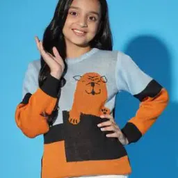 Girls Printed Regular Fit Sweatshirt-image-41