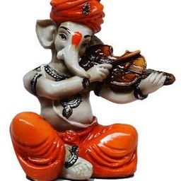 Lord Ganesha Playing Violin Idol-image-95