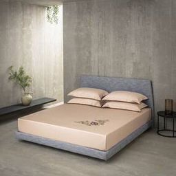 sansaar 210 TC Multicolor Embroidered Bedsheet with 2 Pillow Covers-picture-38