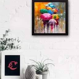 Scenary View Matt Textured UV Art Painting-image-64